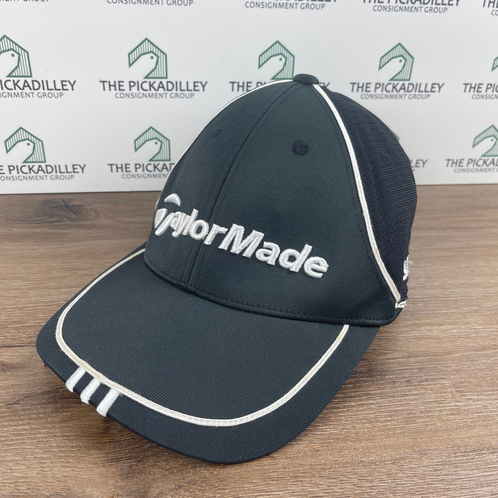 TaylorMade Adidas Golf Hat TP5 Burner Fitted S/M Black White‎
